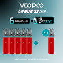 Pack Offre - Kit Pod Argus G3 Mini 1350mAh - Voopoo 5+1
