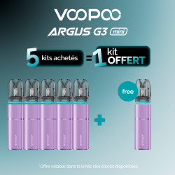 Pack Offre - Kit Pod Argus G3 Mini 1350mAh - Voopoo 5+1
