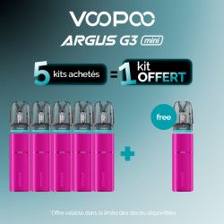 Pack Offre - Kit Pod Argus G3 Mini 1350mAh - Voopoo 5+1