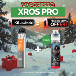 Pack Offre - Kit Pod XROS PRO 1200mAh - Vaporesso 1+1 Hades 50ml