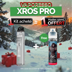 Pack Offre - Kit Pod XROS PRO 1200mAh - Vaporesso 1+1 Hades 50ml