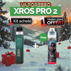 Pack Offre - Kit Pod XROS PRO 2 2000mAh - Vaporesso 1+1 Hades 50ml