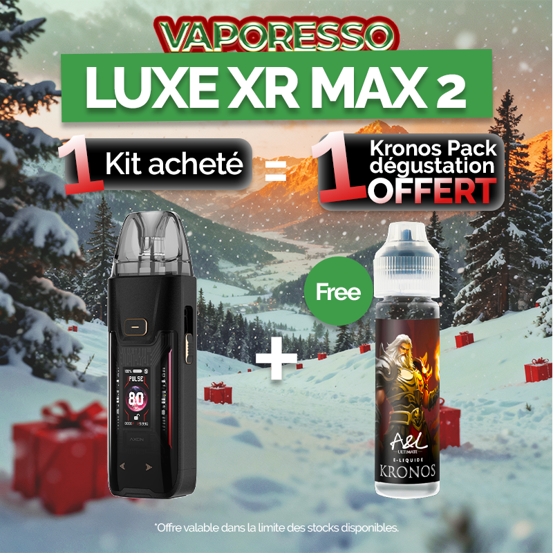 Pack Offre - Kit Pod Luxe XR Max 2 3200mAh - Vaporesso 1+1 Kronos 50ml
