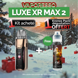 Pack Offre - Kit Pod Luxe XR Max 2 3200mAh - Vaporesso 1+1 Kronos 50ml