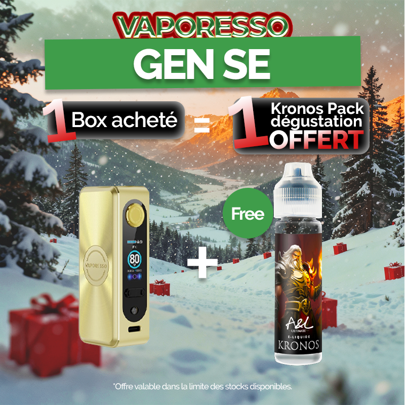 Pack Offre - Box Gen SE 80w - Vaporesso 1+1 Kronos 50ml
