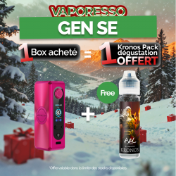 Pack Offre - Box Gen SE 80w - Vaporesso 1+1 Kronos 50ml