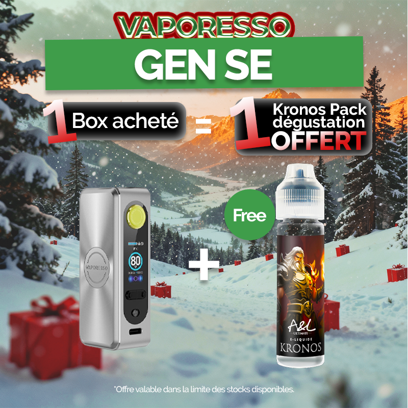 Pack Offre - Box Gen SE 80w - Vaporesso 1+1 Kronos 50ml
