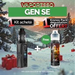 Pack Offre - Kit Gen SE 80w avec iTank T - Vaporesso 1+1 Kronos 50ml