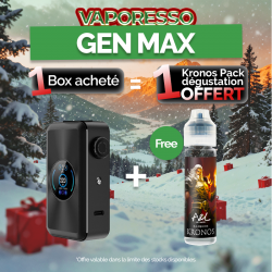 Pack Offre - Box Gen Max 220w - Vaporesso 1+1 Kronos 50ml