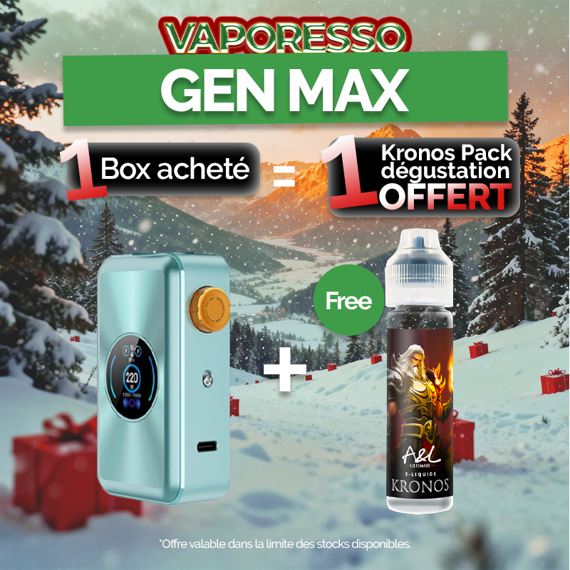 Pack Offre - Box Gen Max 220w - Vaporesso 1+1 Kronos 50ml