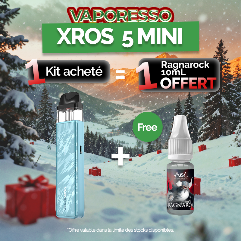 Pack Offre - Kit Pod XROS 5 Mini 1500mAh - Vaporesso 1+1 Ragnarok 10ml