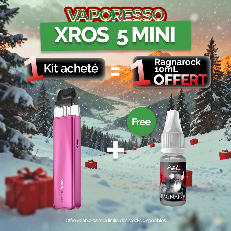 Pack Offre - Kit Pod XROS 5 Mini 1500mAh - Vaporesso 1+1 Ragnarok 10ml