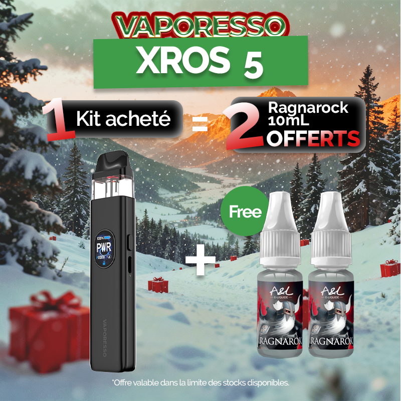 Pack Offre - Kit Pod XROS 5 1500mAh - Vaporesso 1+2 Ragnarok 10ml