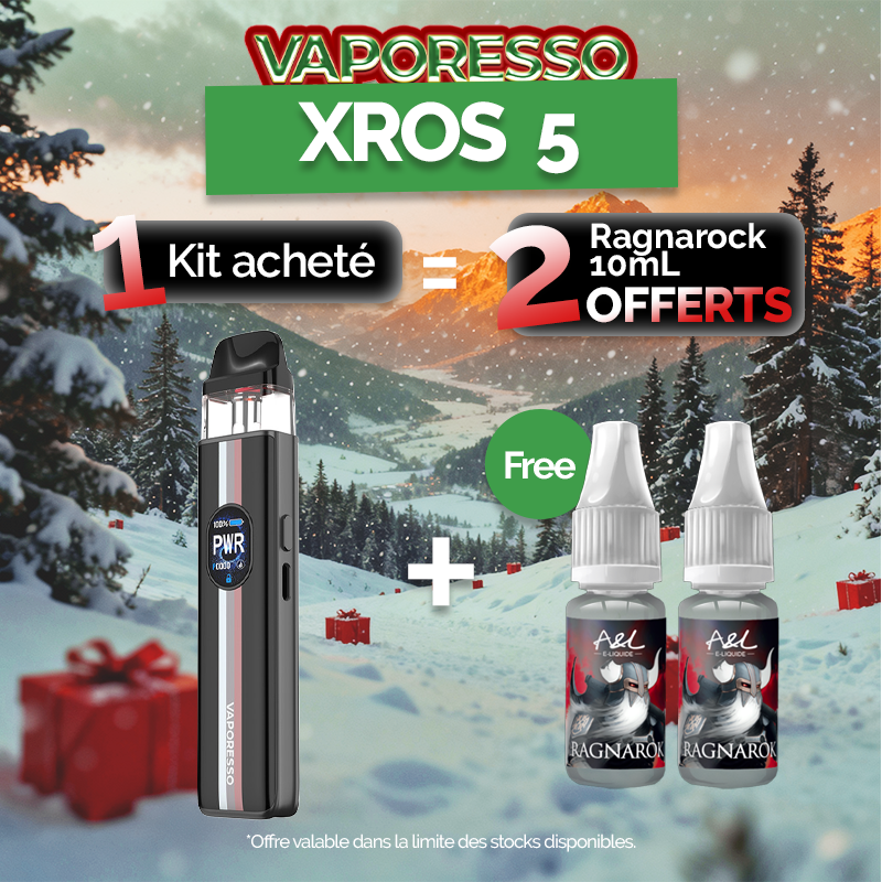 Pack Offre - Kit Pod XROS 5 1500mAh - Vaporesso 1+2 Ragnarok 10ml