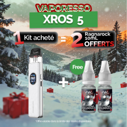 Pack Offre - Kit Pod XROS 5 1500mAh - Vaporesso 1+2 Ragnarok 10ml