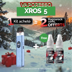 Pack Offre - Kit Pod XROS 5 1500mAh - Vaporesso 1+2 Ragnarok 10ml