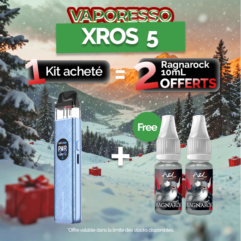 Pack Offre - Kit Pod XROS 5 1500mAh - Vaporesso 1+2 Ragnarok 10ml