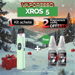 Pack Offre - Kit Pod XROS 5 1500mAh - Vaporesso 1+2 Ragnarok 10ml