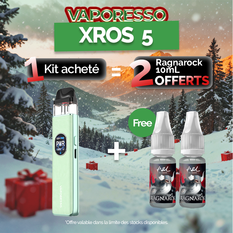 Pack Offre - Kit Pod XROS 5 1500mAh - Vaporesso 1+2 Ragnarok 10ml
