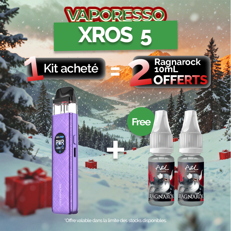Pack Offre - Kit Pod XROS 5 1500mAh - Vaporesso 1+2 Ragnarok 10ml