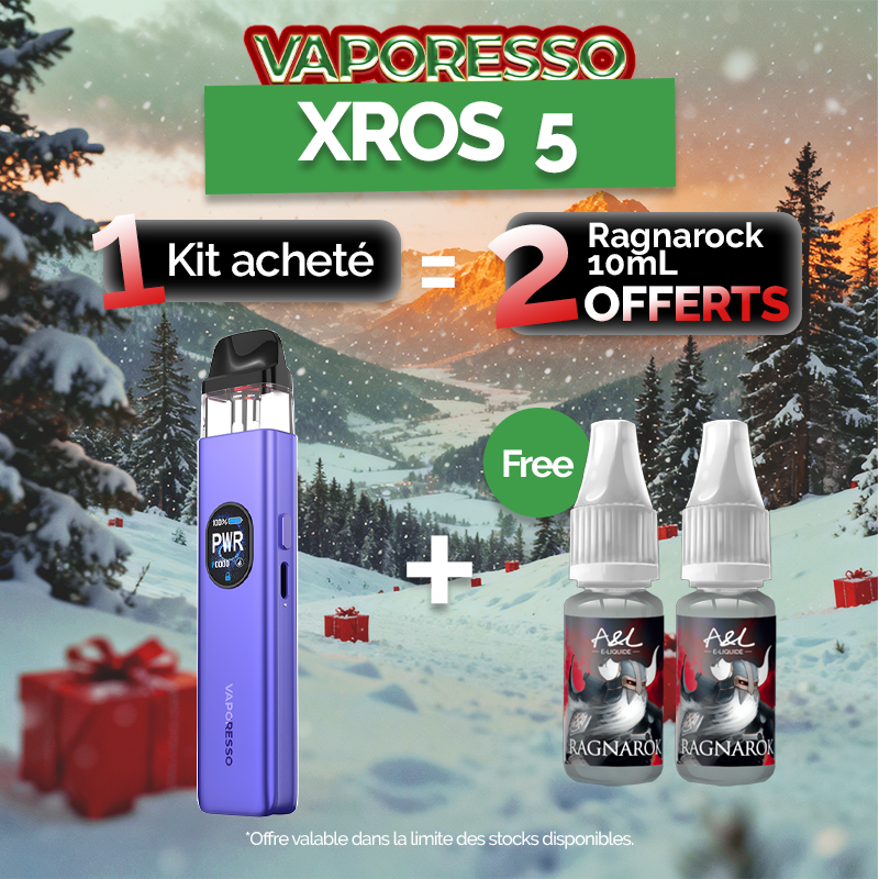 Pack Offre - Kit Pod XROS 5 1500mAh - Vaporesso 1+2 Ragnarok 10ml