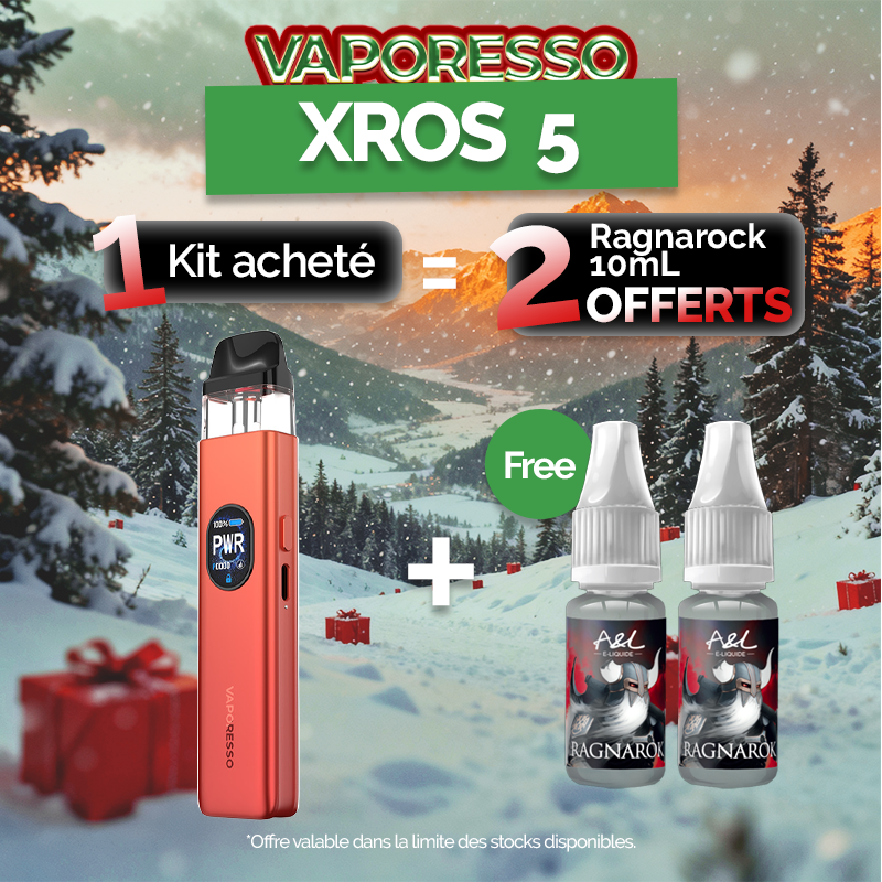 Pack Offre - Kit Pod XROS 5 1500mAh - Vaporesso 1+2 Ragnarok 10ml