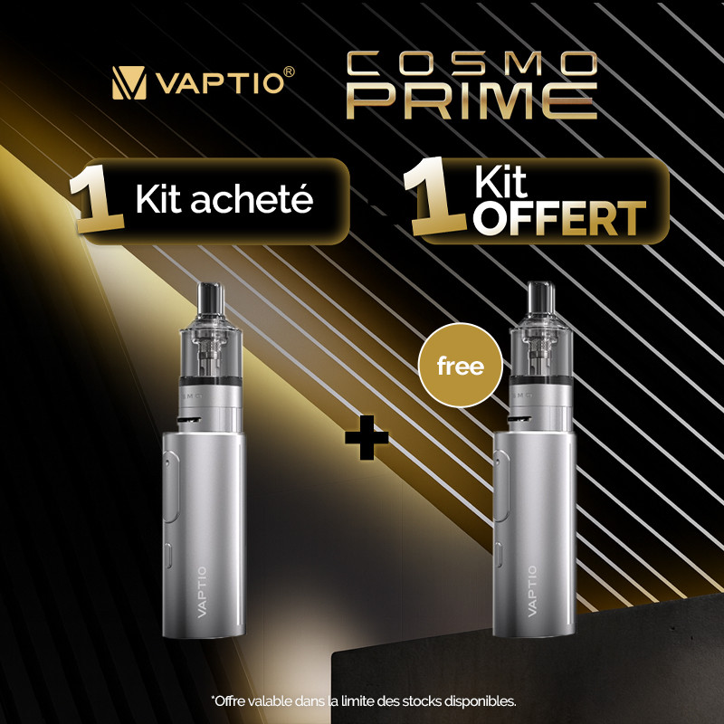 Pack Offre - Kit Cosmo Prime 2400mAh - Vaptio 1+1