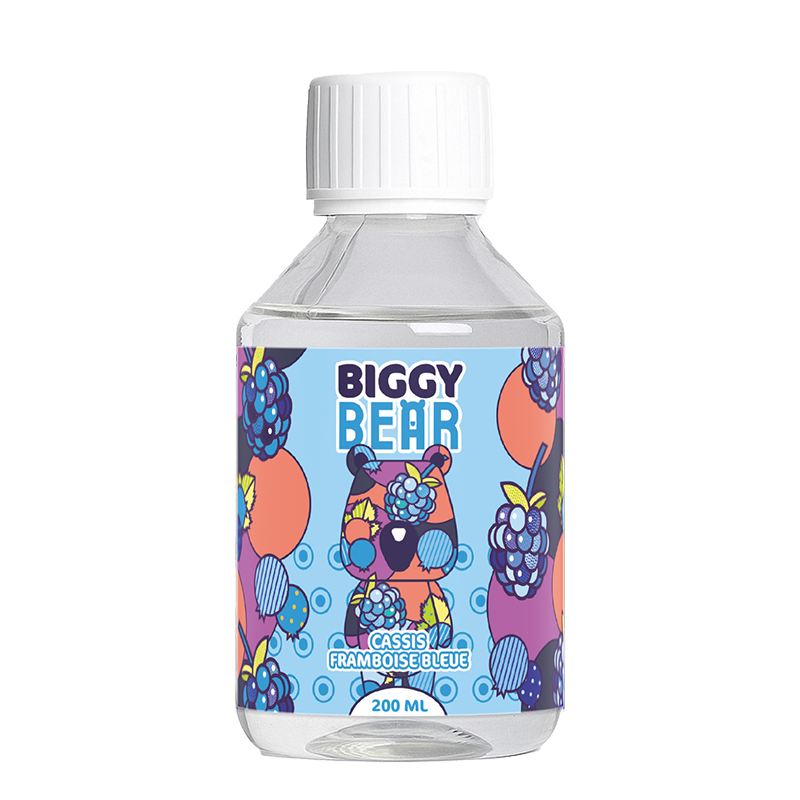 Cassis Framboise Bleue 200ml - Biggy Bear