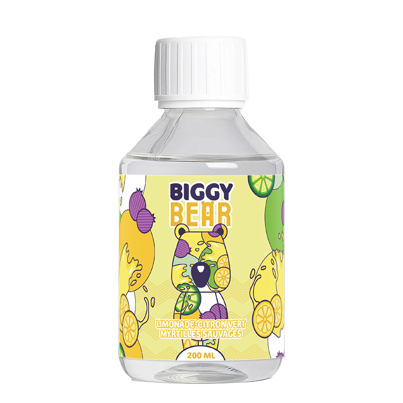 Limonade Citron Vert Myrtilles Sauvages 200ml - Biggy Bear