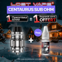 Pack Offre - Clearomiseur Centaurus Sub Ohm 5ml - Lost Vape 1+1 Ragnarok 10ml