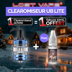 Pack Offre - Clearomiseur UB Lite 3.5ml - Lost Vape 1+1 Yakuza 10ml