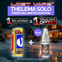 Pack Offre - Box Thelema Solo 100w - Lost Vape (Freedom Limited Edition) 1+1 Yakuza 10ml