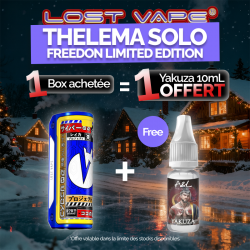Pack Offre - Box Thelema Solo 100w - Lost Vape (Freedom Limited Edition) 1+1 Yakuza 10ml