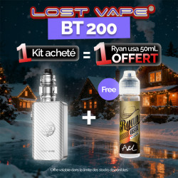 Pack Offre - Kit Centaurus BT200 avec Centaurus Sub Ohm V2 - Lost Vape 1+1 Ryan USA 50ml