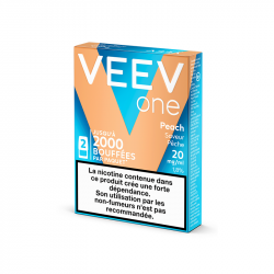 Paquet de 2 Pods pré-remplis Veev One Peach - Veev (pack de 5)