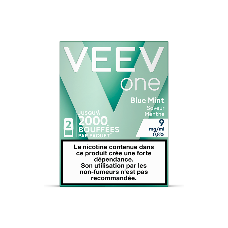 Paquet de 2 Pods pré-remplis Veev One Blue Mint - Veev (pack de 5)