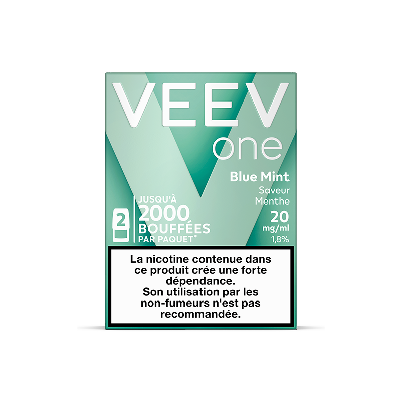 Paquet de 2 Pods pré-remplis Veev One Blue Mint - Veev (pack de 5)