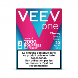 Paquet de 2 Pods pré-remplis Veev One Cherry - Veev (pack de 5)