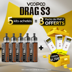 Pack Offre - Kit Pod Drag S3 - Voopoo 5+3 pack PnP-x