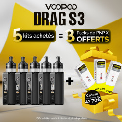 Pack Offre - Kit Pod Drag S3 - Voopoo 5+3 pack PnP-x
