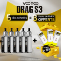 Pack Offre - Kit Pod Drag S3 - Voopoo 5+3 pack PnP-x