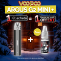 Pack Offre - Kit Pod Argus G2 Mini + 1500mAh - Voopoo (offre groupée 1+1) 1+1 Ragnarok 10ml