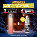 Pack Offre - Kit Pod Argus G2 Mini + 1500mAh - Voopoo (offre groupée 1+1) 1+1 Ragnarok 10ml