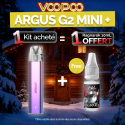 Pack Offre - Kit Pod Argus G2 Mini + 1500mAh - Voopoo (offre groupée 1+1) 1+1 Ragnarok 10ml