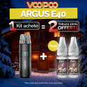 Pack Offre - Kit Pod Argus E40 1800mAh - Voopoo 1+2 Yakuza 10ml