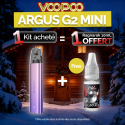 Pack Offre - Kit Pod Argus G2 Mini 1200mAh - Voopoo (offre groupée 1+1) 1+1 Ragnarok 10ml