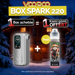 Pack Offre - Box Vinci Spark 220 - Voopoo 1+1 Kami 50ml
