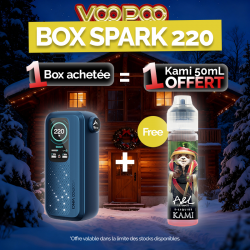 Pack Offre - Box Vinci Spark 220 - Voopoo 1+1 Kami 50ml