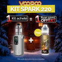 Pack Offre - Kit Vinci Spark 220 avec Uforce-X - Voopoo 1+1 Ryan USA 50ml