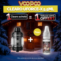 Pack Offre - Clearomiseur Uforce-X 5.5ml - Voopoo 1+1 Yakuza 10ml